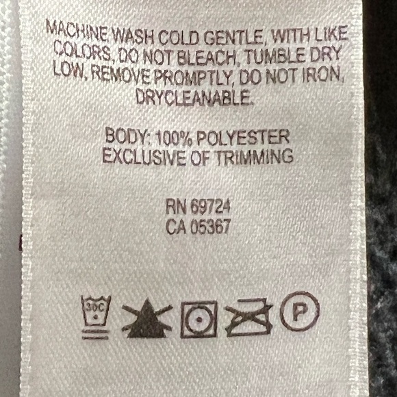 Columbia Black Fleece Jacket Size Large - Picture 7 of 8